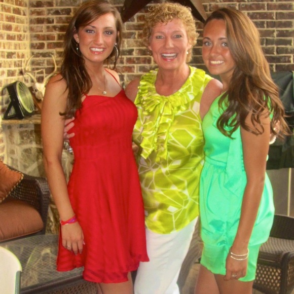 Jack Red Dress with Stripes - Picture 2 of 4